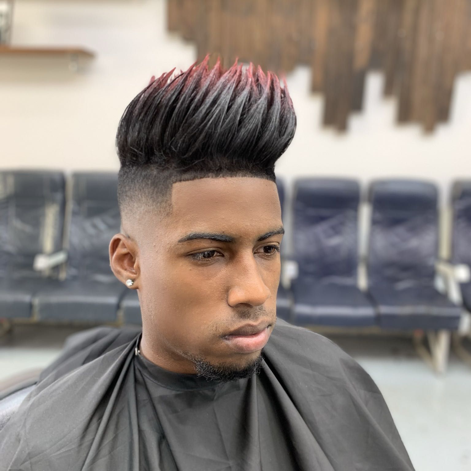 Textured crop with a tight fade
